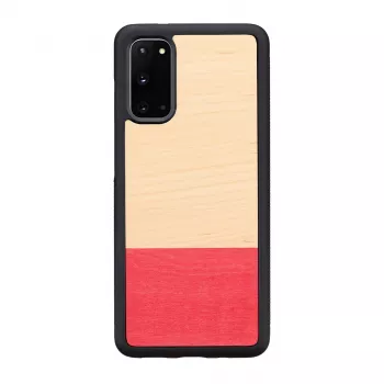 Smartphone-Hülle man and wood Galaxy S20 Miss Match Schwarz — schützende Rückabdeckung für Samsung Galaxy S20