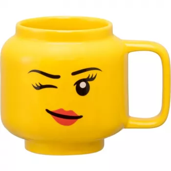 Keramikbecher room copenhagen Winking Girl Small Gelb 40460803, 250–350 ml