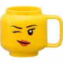 Keramikbecher room copenhagen Winking Girl Small Gelb 40460803, 250–350 ml