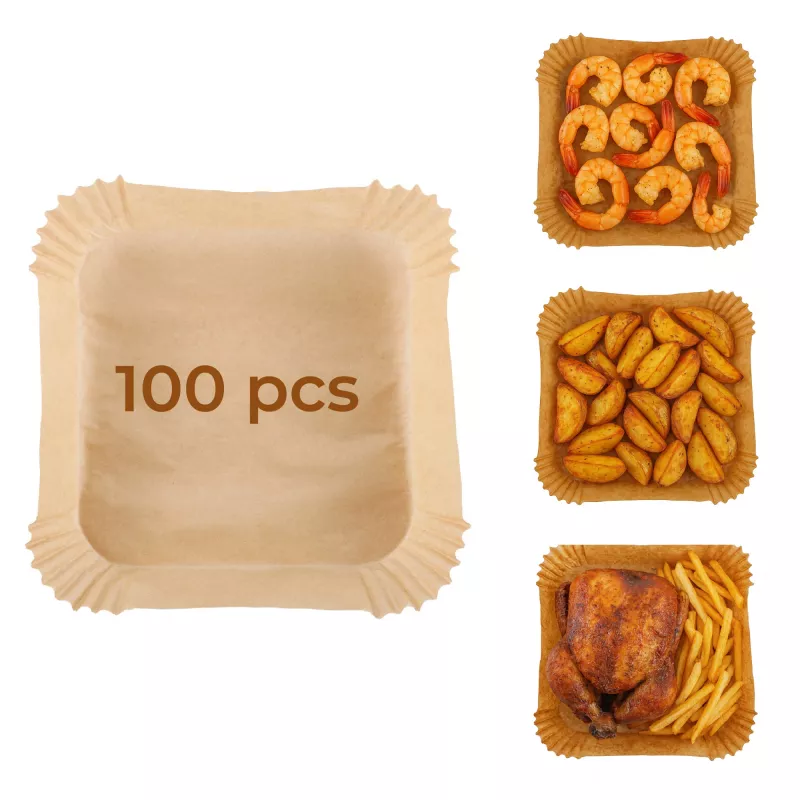 Papier-Einlagen Adler AD 6732, 20 cm, 100 Stück — Einweg-Back- und Grill-Einlagen