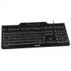 CHERRY KC 1000 SC Tastatur Universal USB AZERTY Belgisch Schwarz