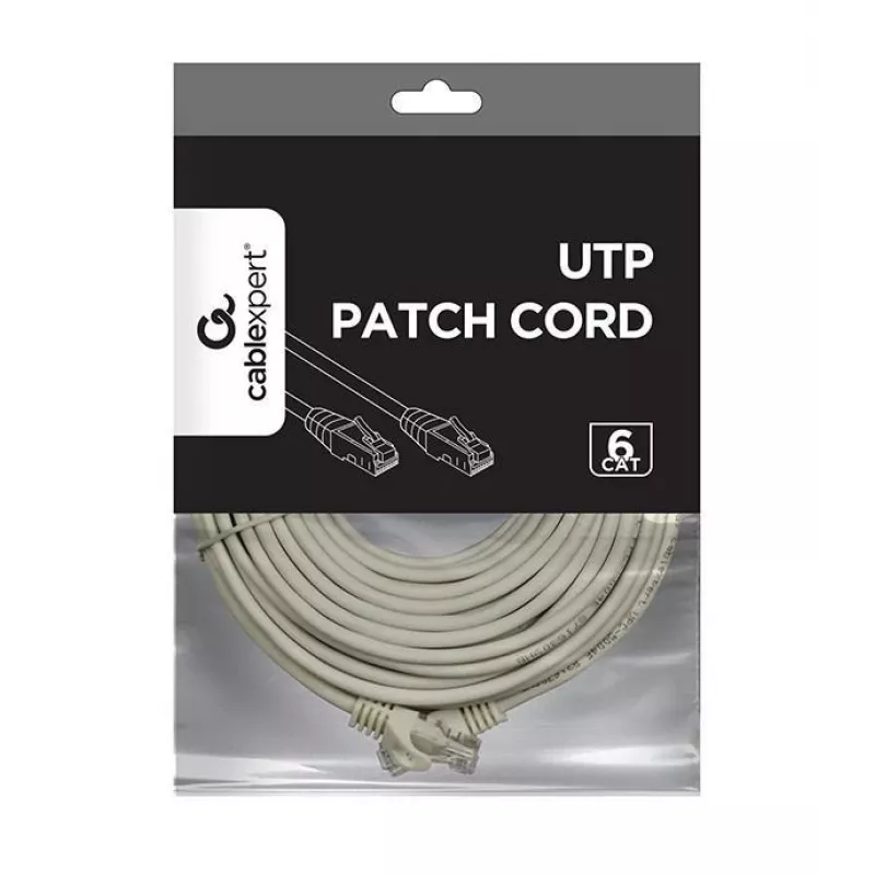 PATCH Kabel CAT6 UTP 15M/Grau PP6U-15M GEMBIRD