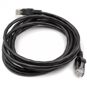 Cable Cat5E UTP, 2m, Schwarz