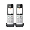 Gigaset COMFORT 500HX duo Analog/DECT Telefon Anruferkennung Schwarz, Silber