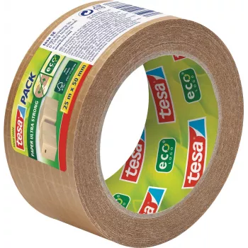 tesapack Klebeband Papier ultra Stark 50mm, braun, fadenverstärkt, 25m, 56000-00000-00 (56000-00000-00)