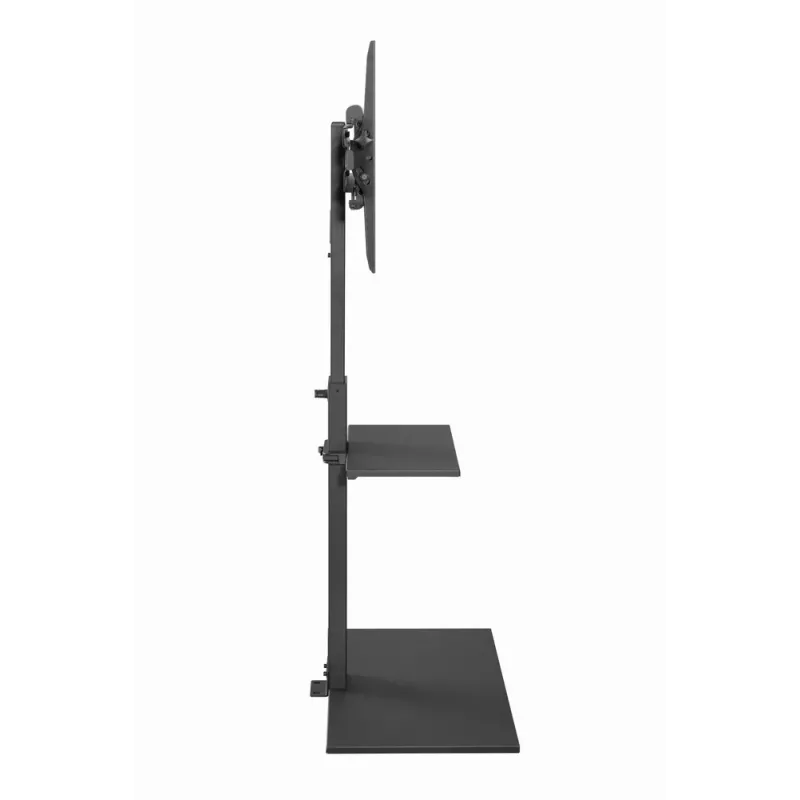 Boden-TV-Ständer GEMBIRD TVS-55T-02 für 32–55 Zoll Fernseher, Stahl, Höhe 600 mm, VESA 100x100–400x400, maximale Belastung 35 kg