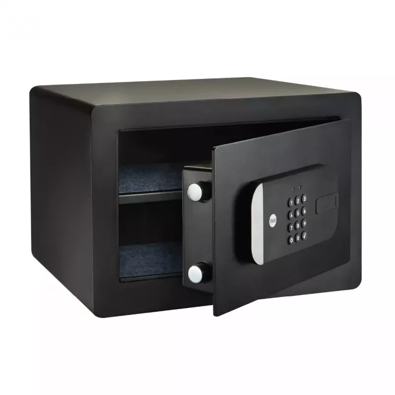 Freistehender Tresor Yale YSS/250/EB1 — elektronisches und Schlüsselschloss, schwarz, 250×300×350 mm