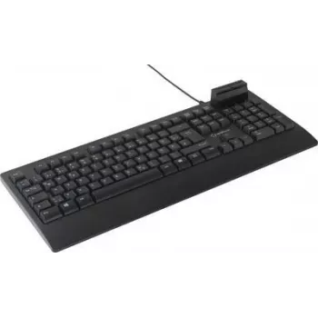 Renkforce RF-CKB-200 USB-Tastatur Deutsch, QWERTZ Schwarz Smartcard-Leser (RF-CKB-200)