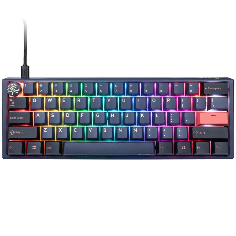 Ducky One 3 Mini Tastatur Gaming USB US English Blau