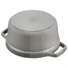 Staub 40509-312-0 Kochtopf 5,25 L rund Graphit, Grau