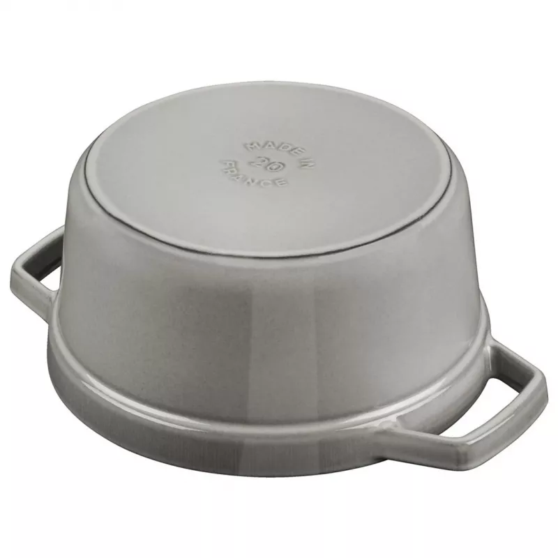 Staub 40509-312-0 Kochtopf 5,25 L rund Graphit, Grau