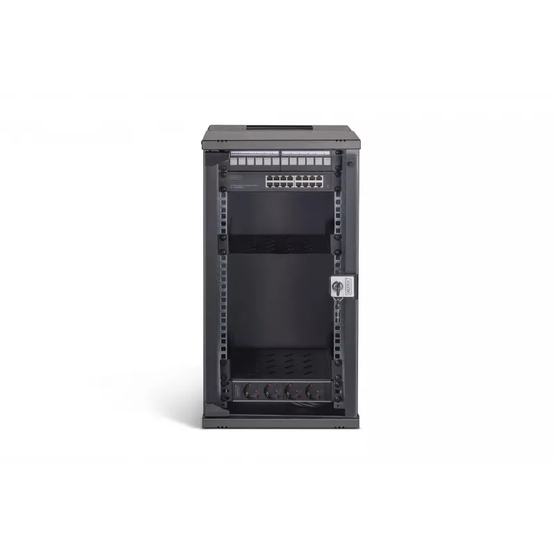 Wandmontierter Rack Digitus DN-49105-SET 12U 60 kg IP20