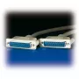 ROLINE Kabel Seriell - DB-25 (M) auf DB-25 (M)