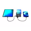 Port Designs 907005 Powerbank 10000 mAh kabelloses Laden Schwarz