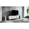 Cama RTV stand LOTTA 140cm Weiß + sonoma oak