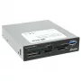 Akasa AK-ICR-27 Kartenleser USB 3.2 Gen 1 (3.1 Gen 1) Intern Schwarz, Grau