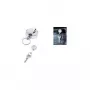 Gürtelclip WEDO 262 4028 Metall Chrom mit aufrollbarem Draht