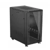 19-Zoll-Rack-Schrank LANBERG 22HE 600x1000 mm, schwarz, Glastüren vorne und hinten