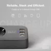 Mehrfachsteckdose DIGITUS 3-fach mit 2×USB-A & 1×USB-C, 3 AC-Steckdosen Typ E/F, 1,5 m Kabel, schwarz