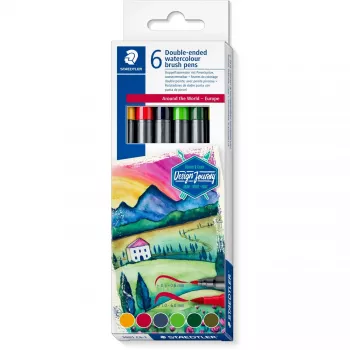 Buntstifte-Set Staedtler Design Journey Around the World Europa Set 3001 C6-1