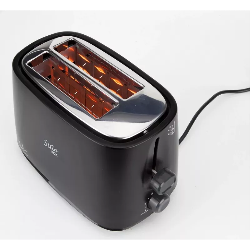 Toaster JATA TT631 2 Scheiben 750 W Schwarz Edelstahl