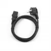 Gembird PC-186 Netzkabel Schwarz 1,8 m CEE7/4 C14 Kupplung