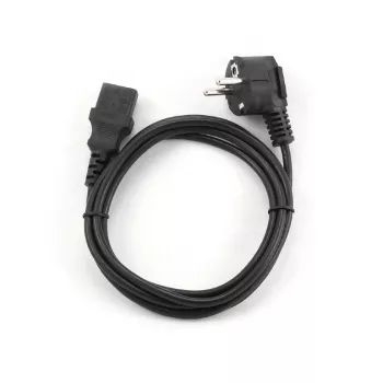 Gembird PC-186 Netzkabel Schwarz 1,8 m CEE7/4 C14 Kupplung