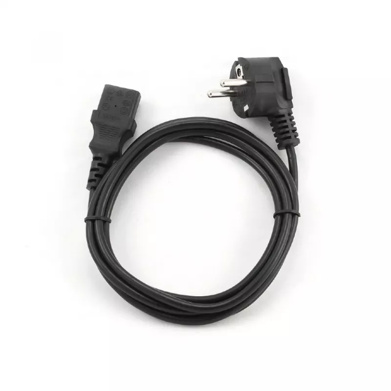 Gembird PC-186 Netzkabel Schwarz 1,8 m CEE7/4 C14 Kupplung