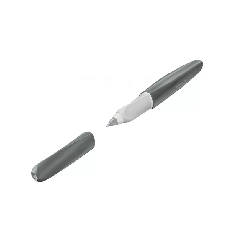 Stick Pen Pelikan Twist eco Blau-Grau – komfortables, weiches Schreiben
