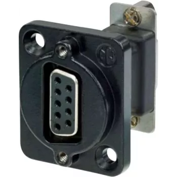 Neutrik NADB9FF-B Kabeladapter VGA Schwarz – Edelstahl (NADB9FF-B)
