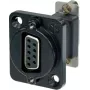 Neutrik NADB9FF-B Kabeladapter VGA Schwarz – Edelstahl (NADB9FF-B)