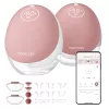 Momcozy M9 Doppelte elektrische Milchpumpe Rot, 150ml