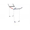 Wäscheständer Leifheit Pegasus 180 Maxx Winged — bodenstehender Wäscheständer, 18 m Trockenlänge, höhenverstellbar 1080–1280 mm, 550×1100×1280 mm, blau/weiß