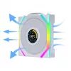 Lian Li UNI FAN SL Wireless LCD 120 12 cm Weiß 31 dB 51,45 cfm