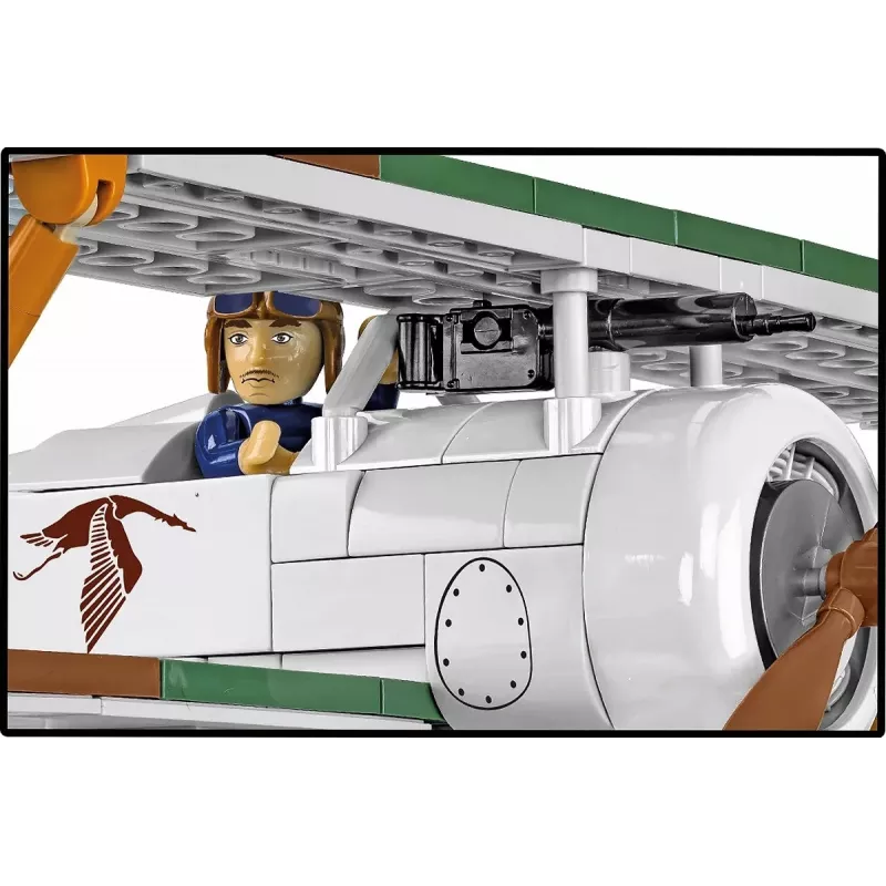 Konstruktionsset Cobi Blocks Nieuport 17 C.1 277 Stück — Modellflugzeug-Bausatz, Sammelbares Steckbaustein-Set