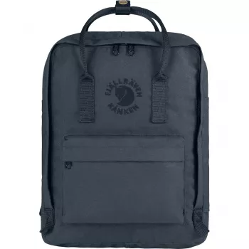 Freizeitrucksack Fjällräven Re‑Kånken — Navy, 100 % Polyester, 27×13×38 cm
