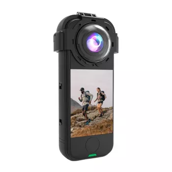 Linsenschutzhülle mit gehärtetem Glas Puluz für Insta360 X4 Air