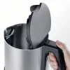 Severin WK 3409 Wasserkocher 1,7 L Schwarz - Edelstahl 2200 W (WK 3409)