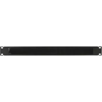 Kabelmanagement-Panel LOGON RAO200BL Schwarz Metall 48,3 cm