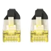 Netzwerkkabel Digitus CAT 6A S/FTP RJ-45 2m Schwarz