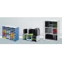 styrodoc trio Dokumenten-Ablagebox aus Polystyrol Schwarz - Weiß (268-0303.09)
