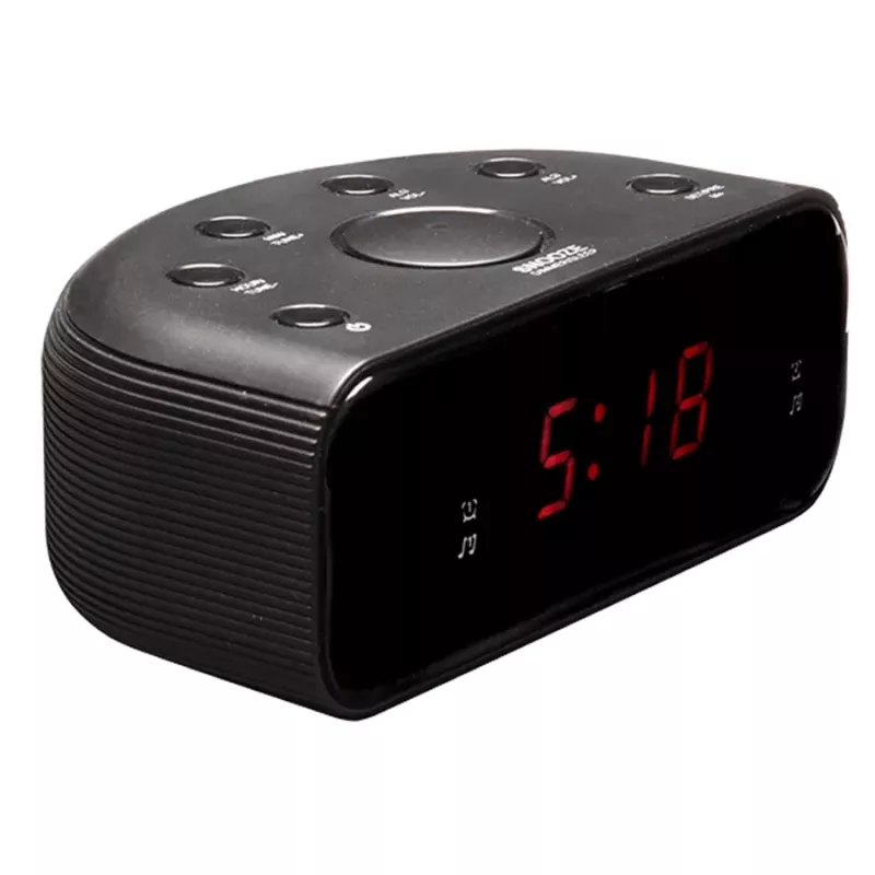 Denver CR-430 Analog & Digital FM-Radio mit LED-Display, schwarz