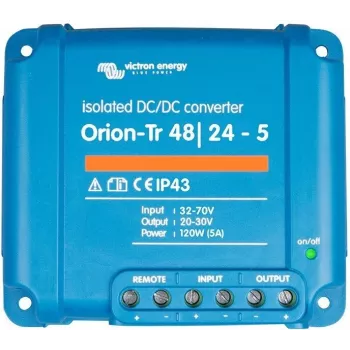 DC-DC-Wandler Victron Energy Orion-Tr 48/24-5A 120W – 48V-Eingang auf 24,2V-Ausgang, 5A