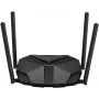 Tischrouter MERCUSYS MR85X AX3000 Dualband‑Wi‑Fi 6, 3000 Mbit/s, 4 Antennen, 3 Gigabit‑LAN‑Ports, schwarz