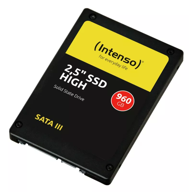 SSD-Festplatte Intenso High 960 GB 2,5 Zoll Serial ATA III TLC