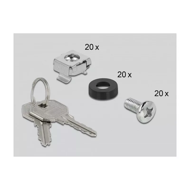 Wandmontierbarer Rack DeLOCK 43379