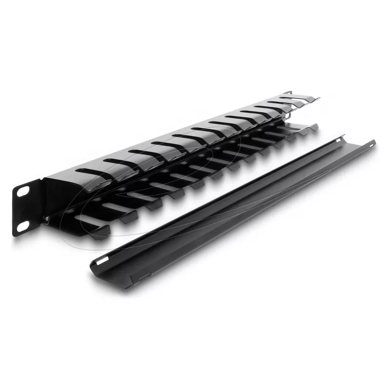 Patchpanel DELOCK 67628 1U, schwarz Nylon, 483 mm Tiefe, 70x44.5 mm
