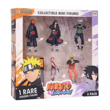 NARUTO SHIPPUDEN FIGUREN – 6ER-PACK DELUXE EDITION VER. A