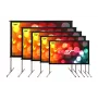 Elite Screens | Yard Master 2 Mobile Outdoor Leinwand WV-Dual | OMS100H2-DUAL | Diagonale 100 Zoll | 16:9 | Sichtbare Bildbreite (B) 222 cm