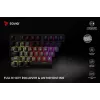 Savio Phenix SAVGK-RED Gaming-Tastatur USB RF Wireless Bluetooth QWERTY